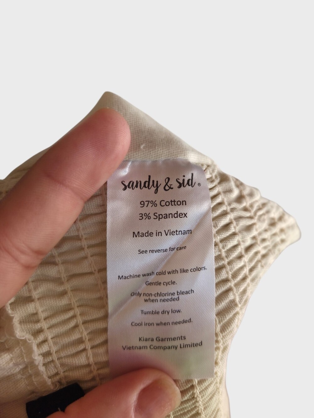 Sandy & Sid, Beige top size XL - Picture 5 of 6